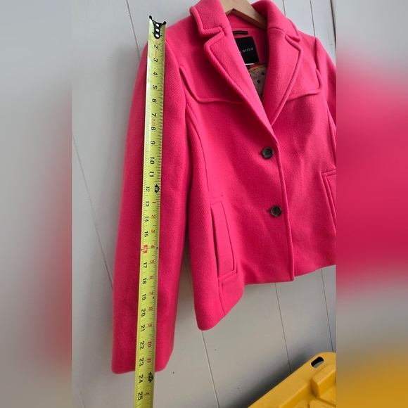 Talbots Women's Vibrant Pink Blazer-Size 4 -80%wool - Picture 5 of 7